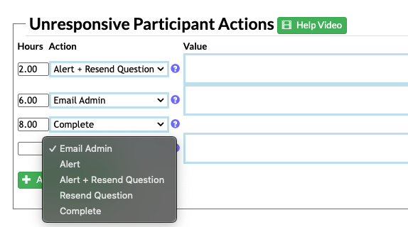 Unresponsive Participant Actions screenshot - click to view the full article.
